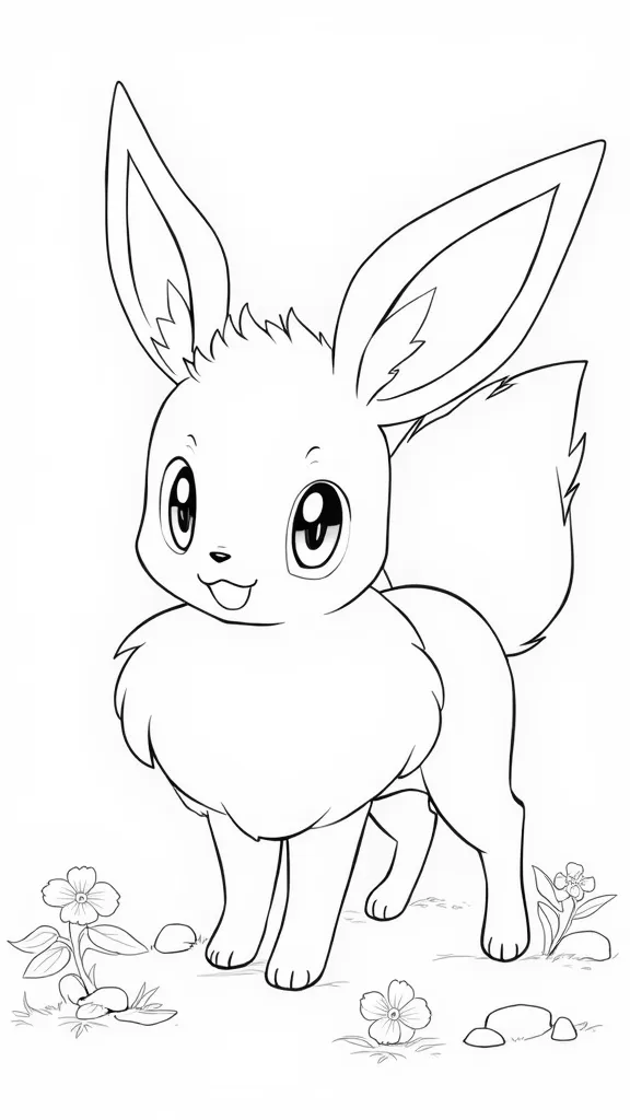 coloriage pokemon eevee